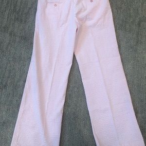 Pink Seersucker pants